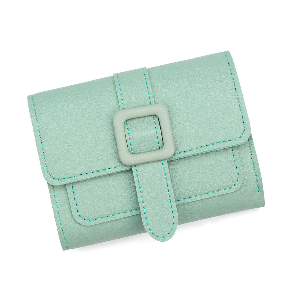 Women's Short Solid Color Summer High Sense Coin Purses