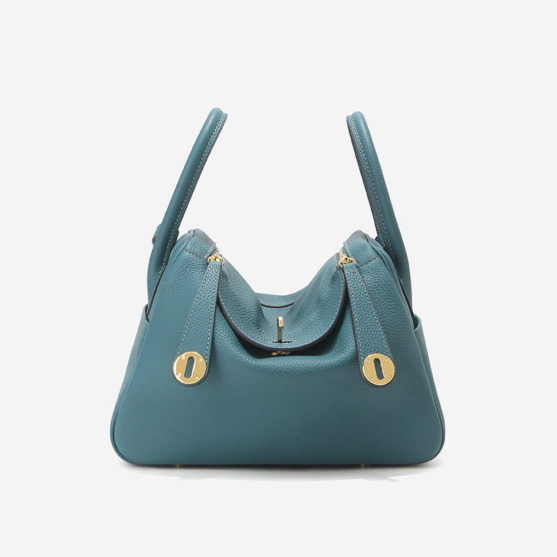 Women's First Layer Cowhide Lindi Underarm Leather Women's Shoulder Bag