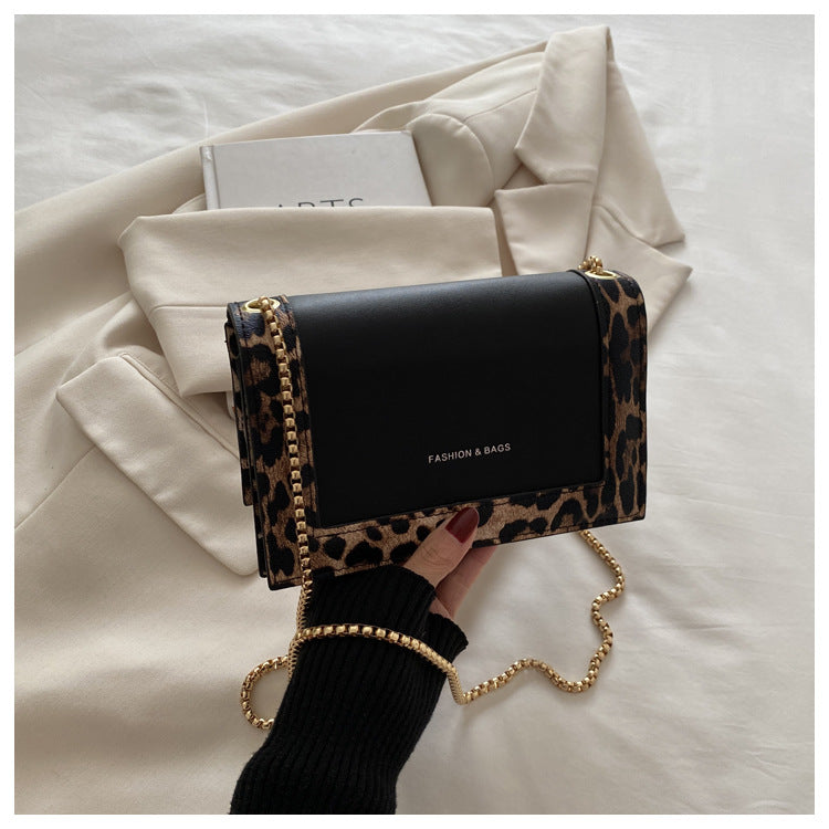 Women's Beautiful Personality Leopard Print Retro Western Style Bags