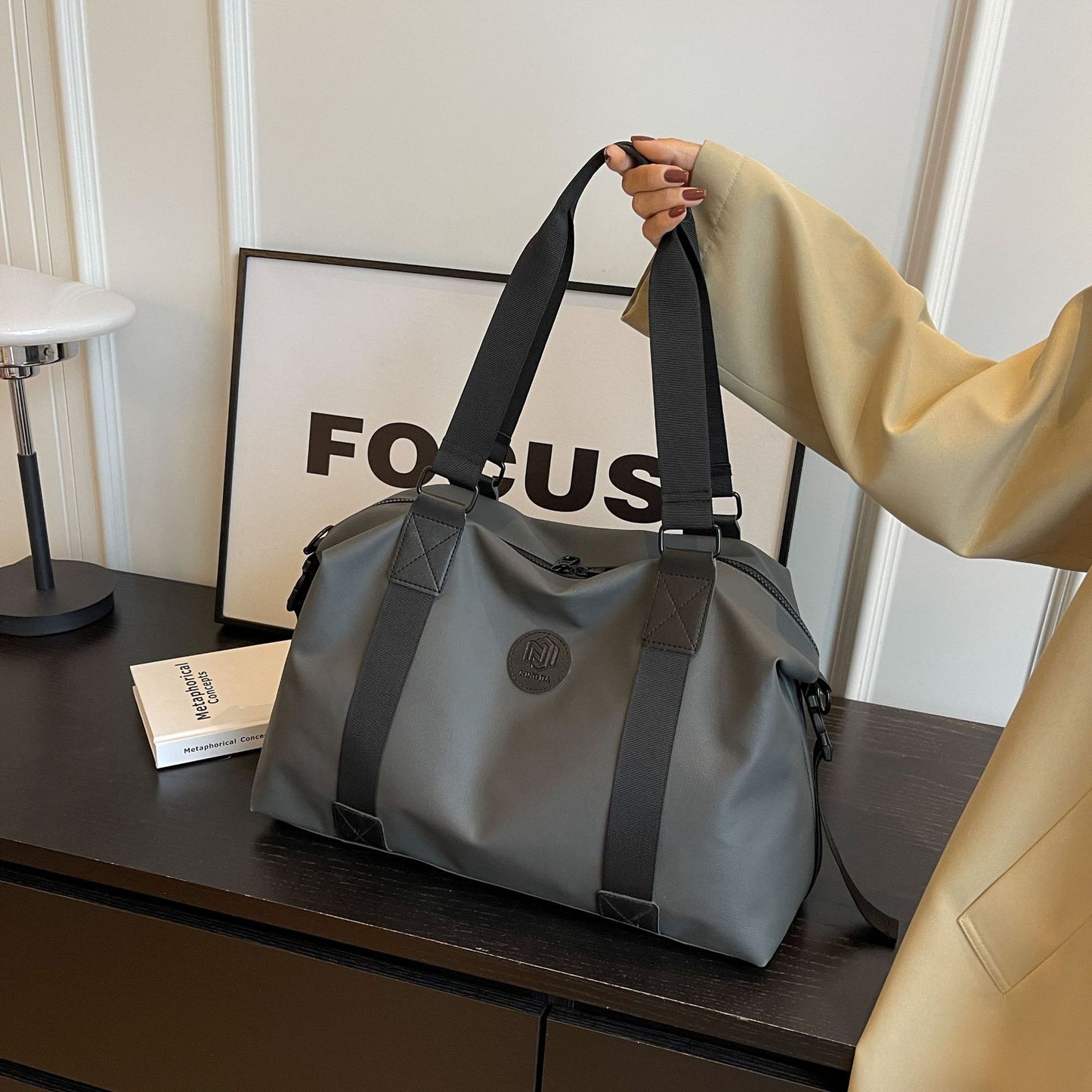 Men's Large Capacity Yoga Oxford Cloth Waterproof Travel Bags