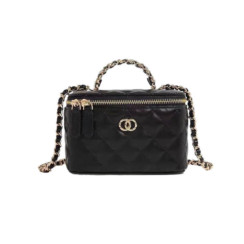 Design Rhombus Chain Classic Makeup Box Women's Shoulder Bag