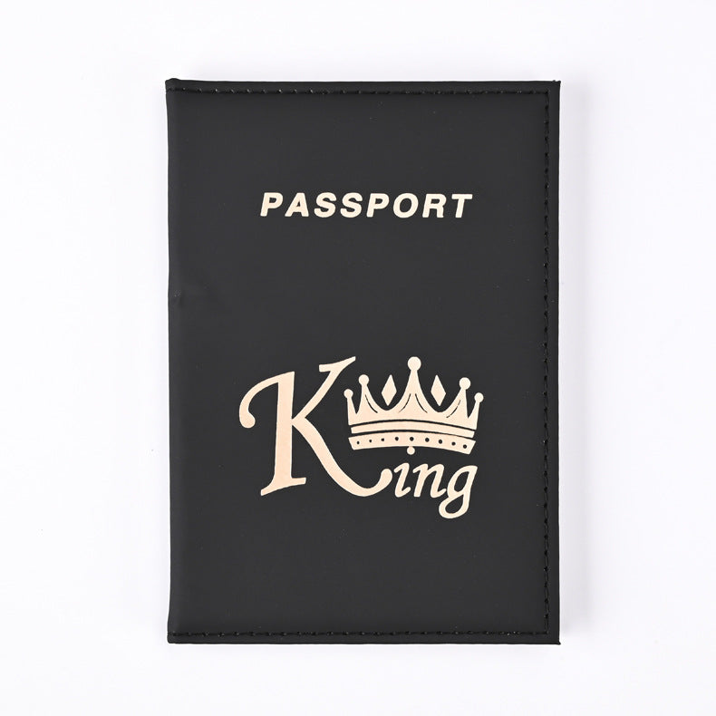 Plain Skin Feeling Passport Cover Ticket Card Holder
