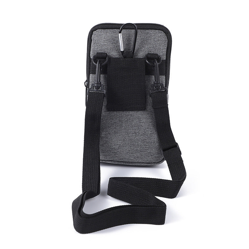 Men's Canvas Large Capacity Cash Register Construction Site Men's Waist Packs