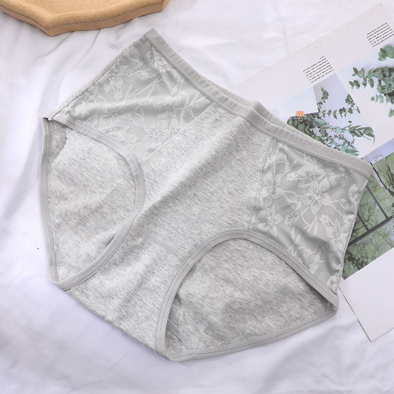 Women's Candy Color High Quality Medium Cotton Panties