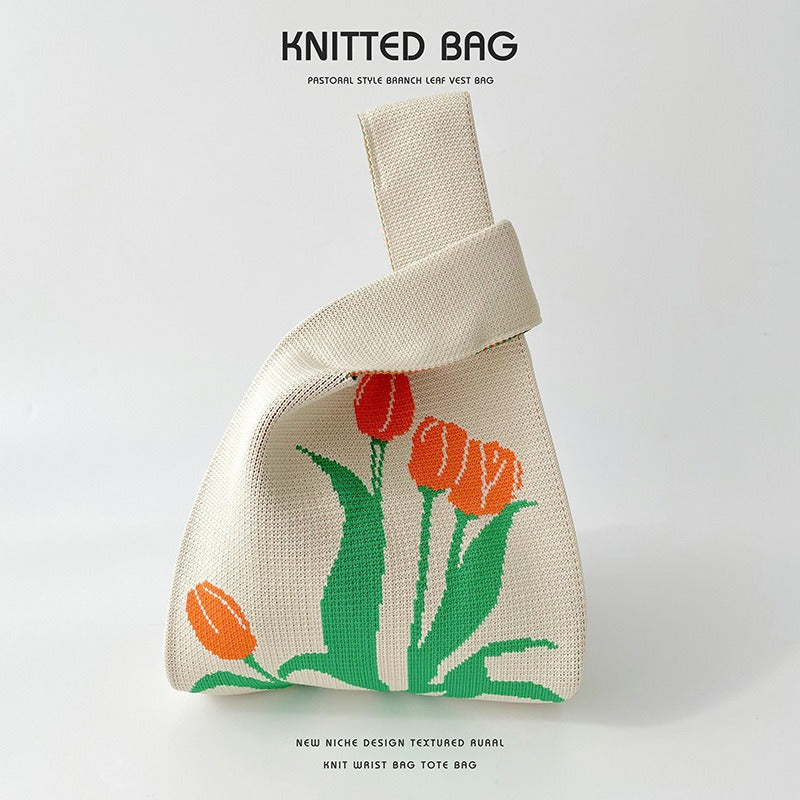 Series Knitted Versatile Large Capacity Commuter Holiday Bags