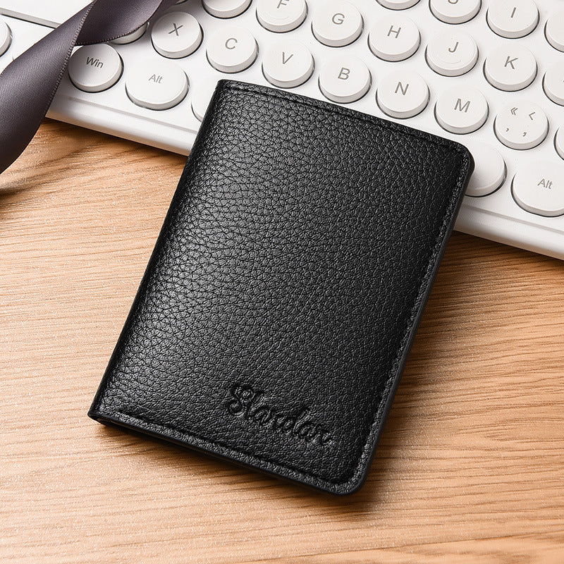 Men's Pattern Short Vertical Fashion Simple Korean Style Men's Wallet
