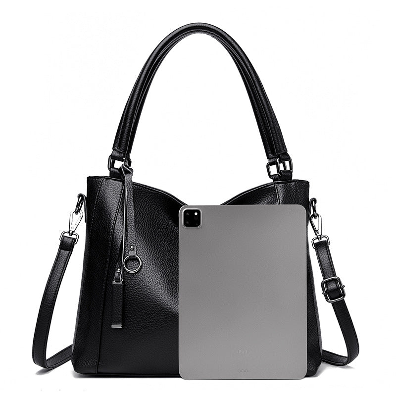 Women's Commuter Large Capacity Soft Leather Women's Shoulder Bag