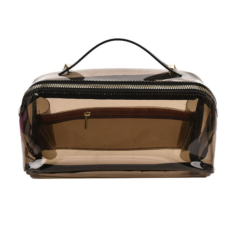 Transparent High-grade Portable Tile Wash Cosmetics Makeup Bag