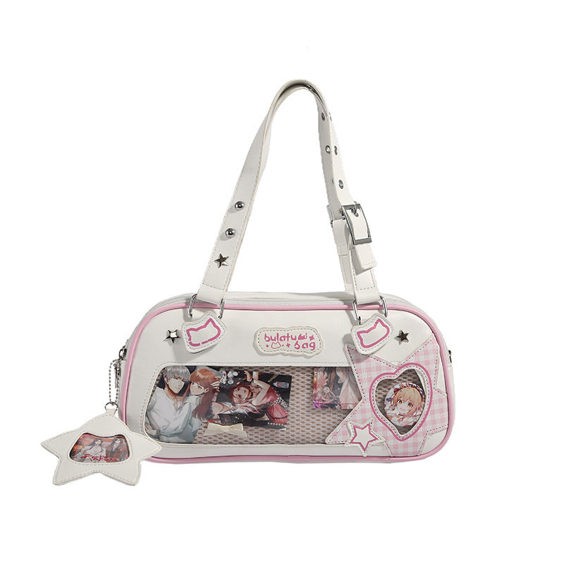 Millet Leisure Cartoon Plate Large Capacity Shoulder Bags