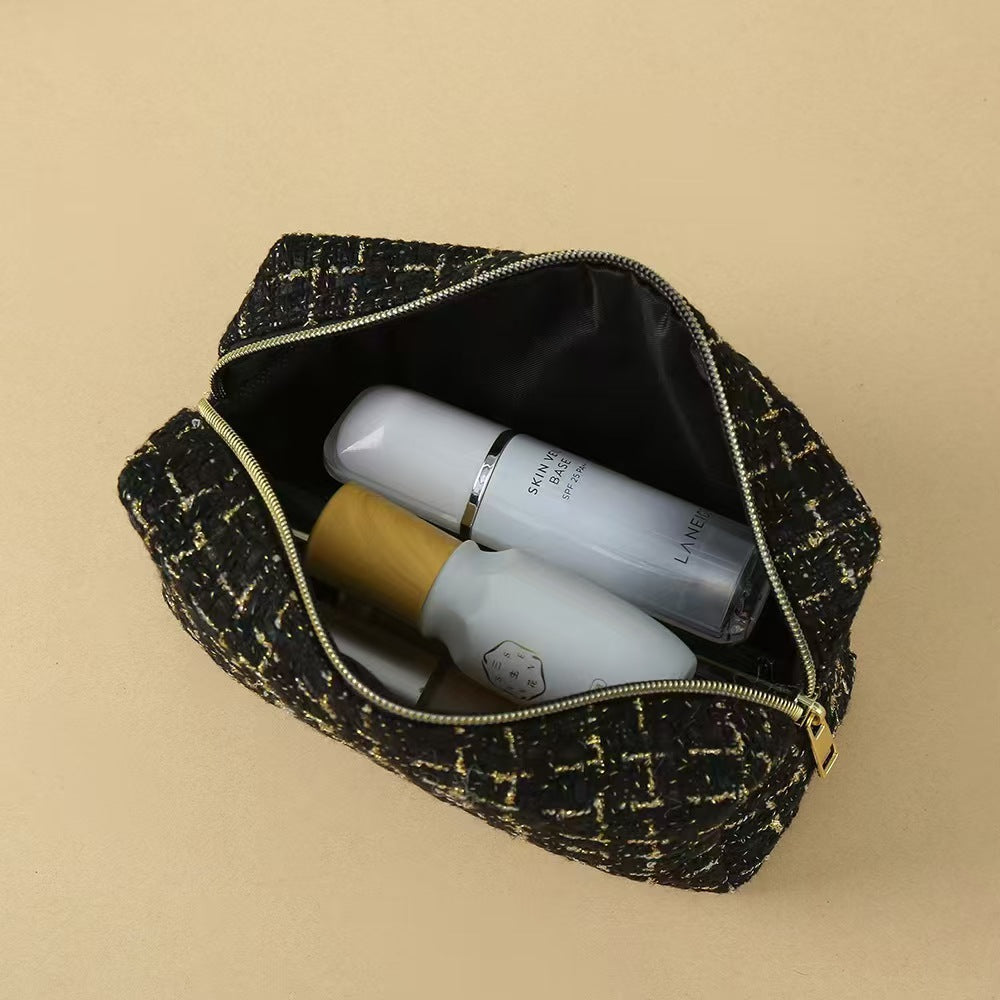 Elegant Large Capacity High Sense Classic Portable Cosmetic Bags