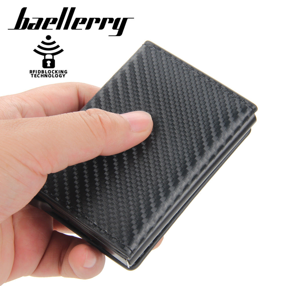 Metal Aluminum Box Short Credit Bank Card Holder