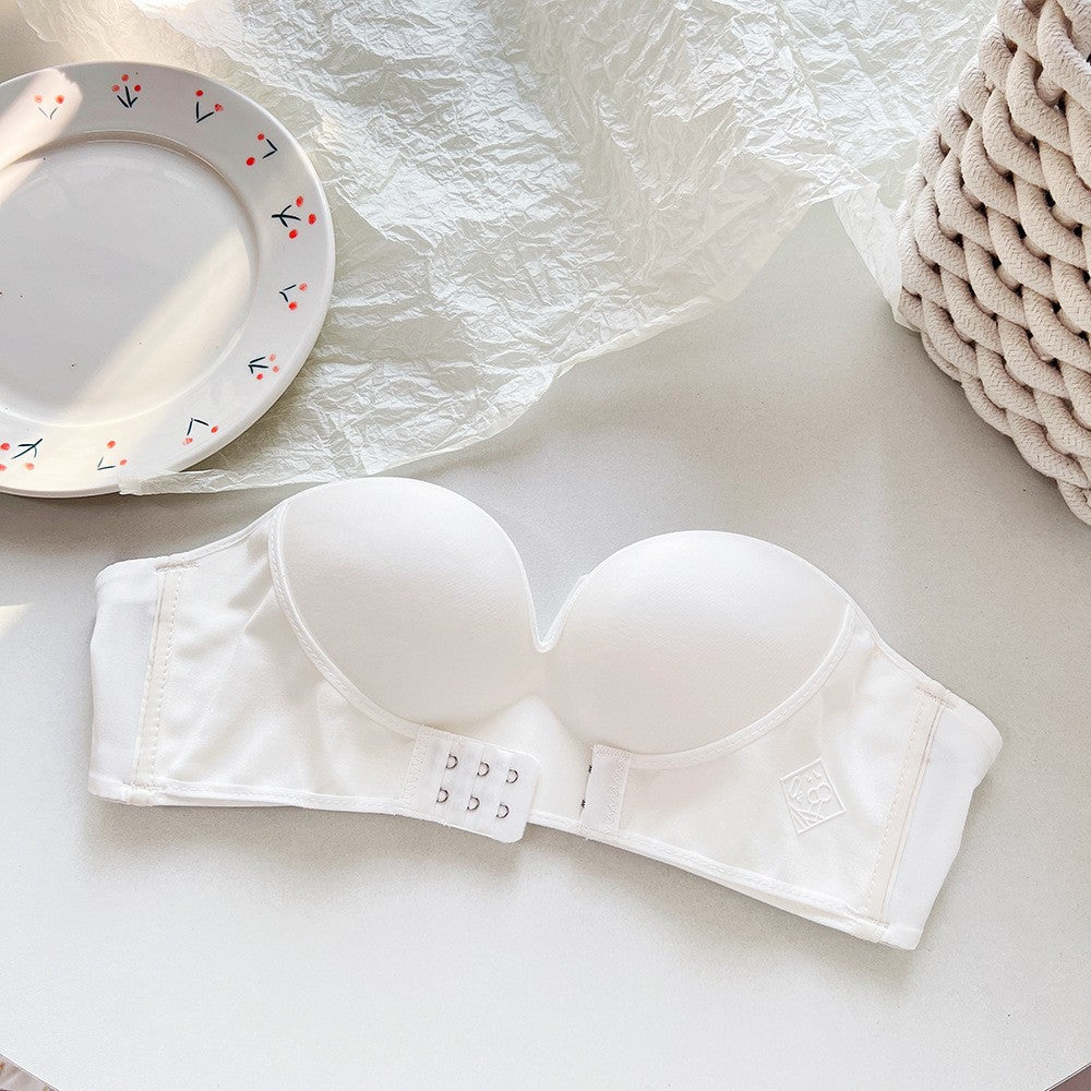 Chest Gathering Sugar Strapless Underwear Without Everyday Bras