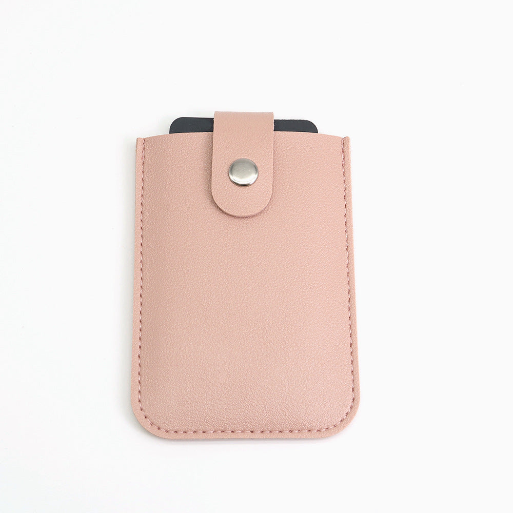 Layered Pull-out Business Multiple Slots Leather Card Holder