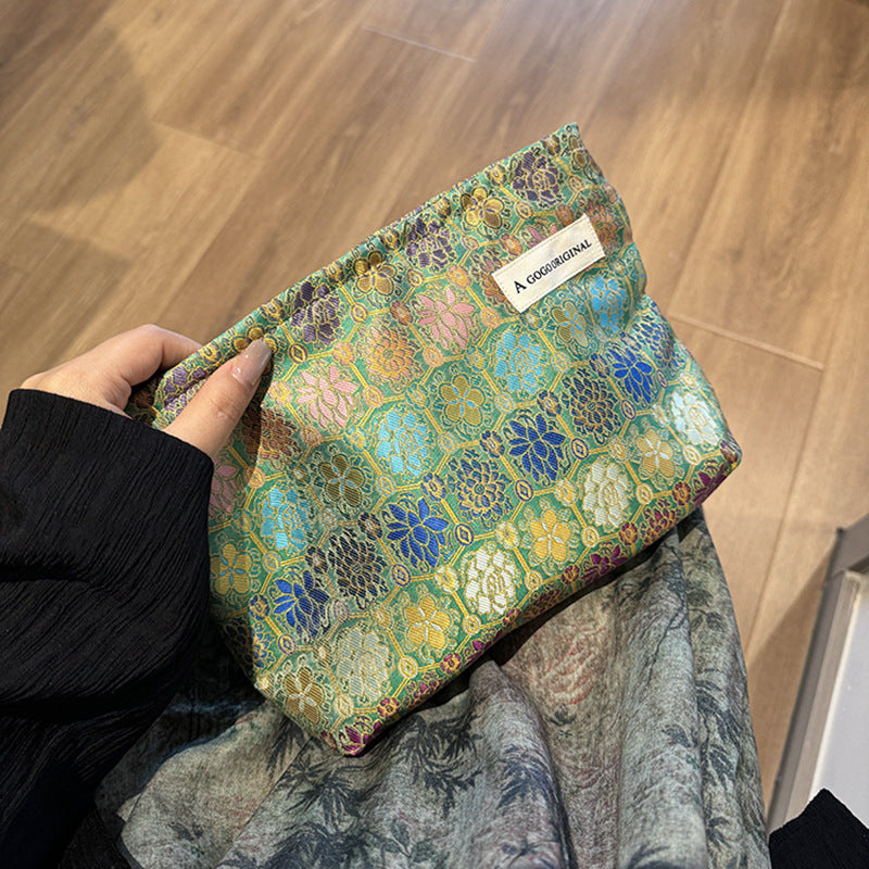Style Artistic Portable Skin Care Buggy Ethnic Makeup Bag