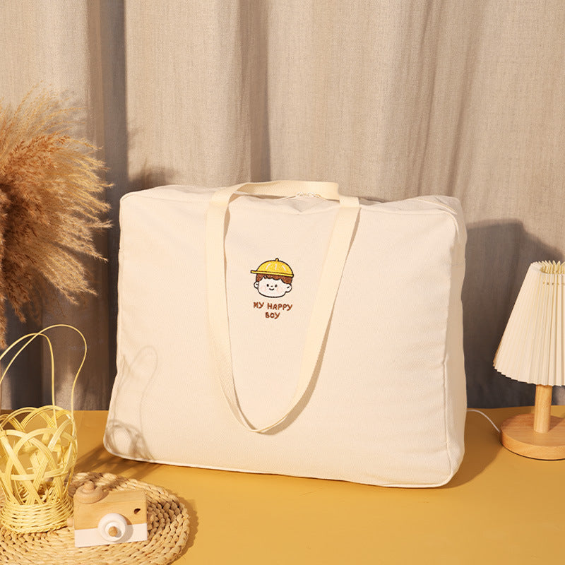 Storage Cotton Bedding Clothes Canvas Large Travel Bags