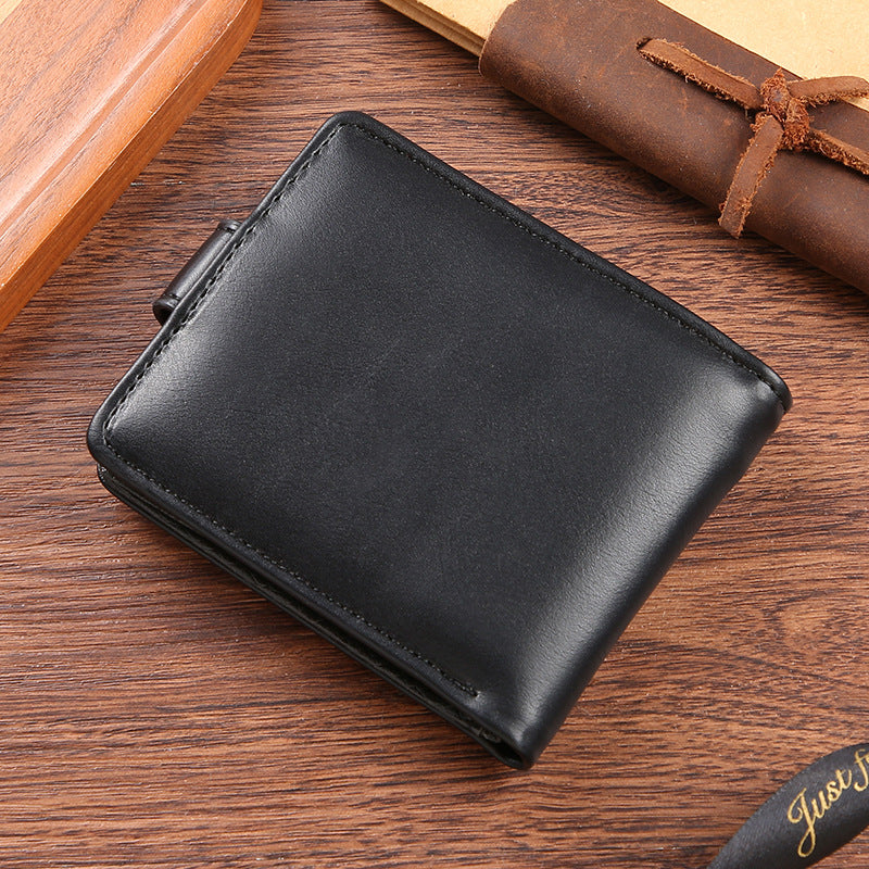 Men's Large Capacity Multiple Slots With Zipper Men's Wallets