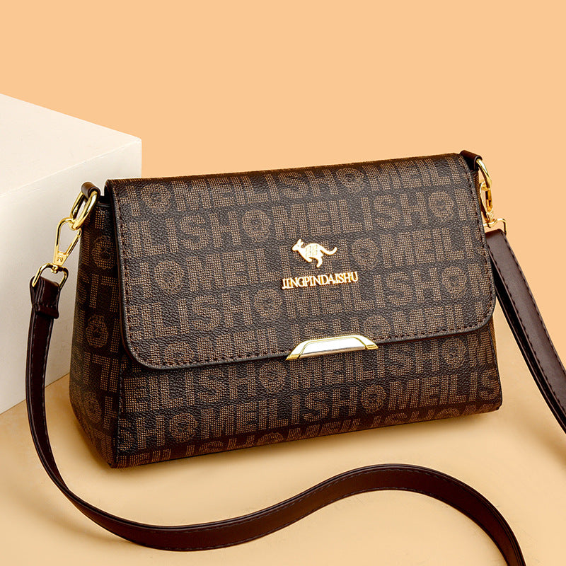 Women's Soft Leather Female Mother Portable Fashion Retro Bags