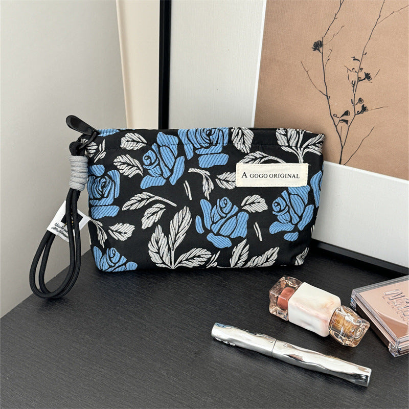 High-grade Rose Hand Pencil Mobile Storage Makeup Bag