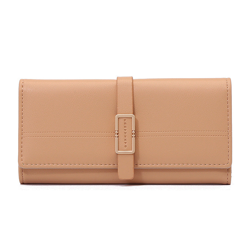 Women's Leather Long Soft Surface Simple Fresh Super Ladies Wallet