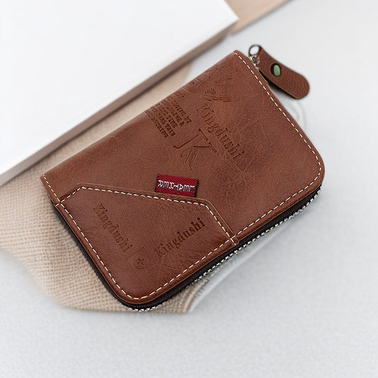 Retro Denim Wind Stitching Multifunctional Multiple Card Holder
