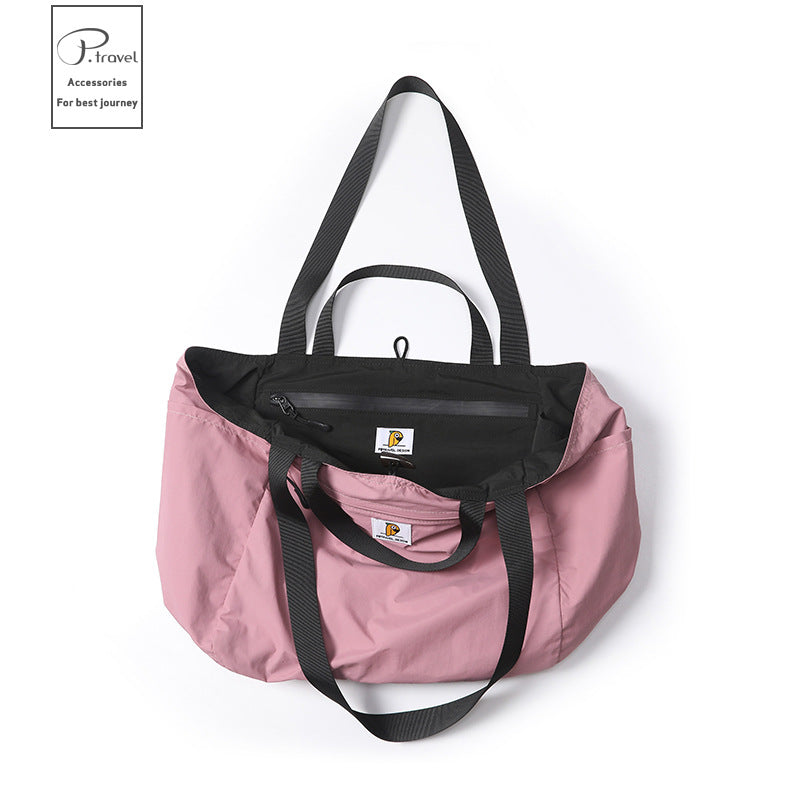 Double-sided Nylon Folding Fashionable Large Capacity Travel Bags