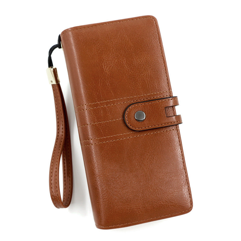 Women's Long Business Fashion Clutch Large Capacity Ladies Wallet