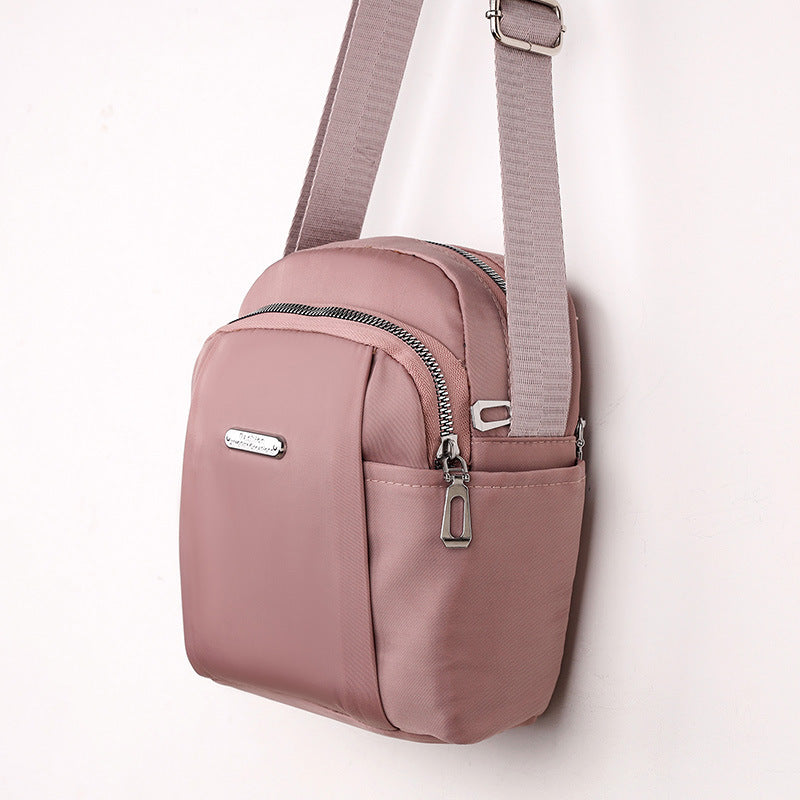 Women's Cloth Lightweight Solid Color Korean Mini Oxford One Women's Messenger Bag