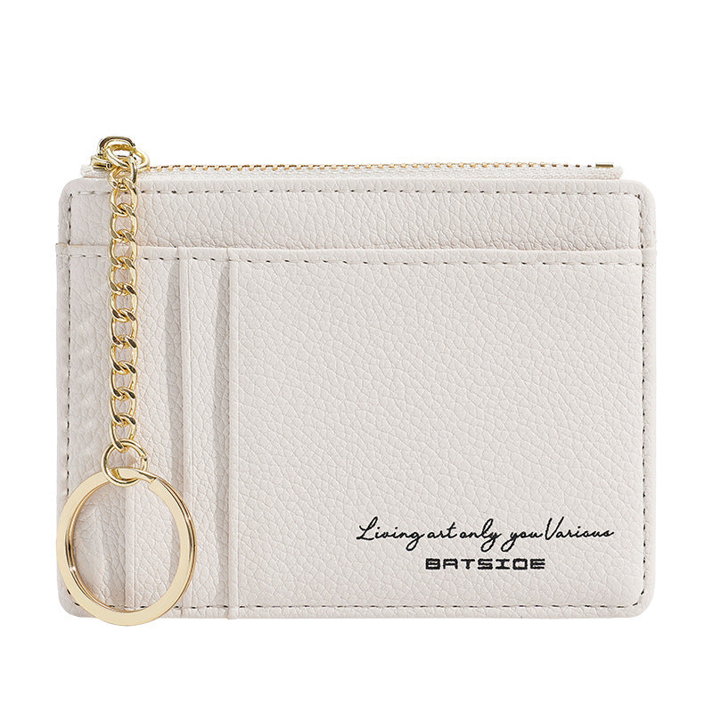 Women's Mini Zipper Multiple Slots Function Ladies Wallets