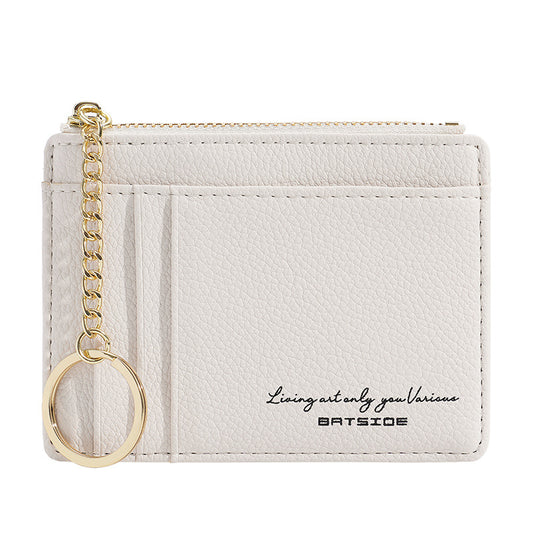 Women's Mini Zipper Multiple Slots Function Ladies Wallets