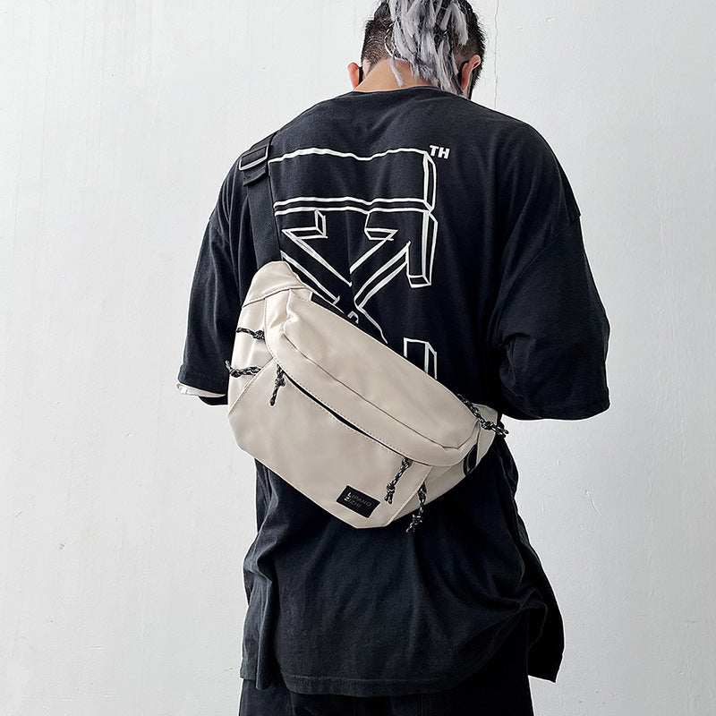 Casual Men's Mobile Running Canvas Trendy Men's Waist Packs