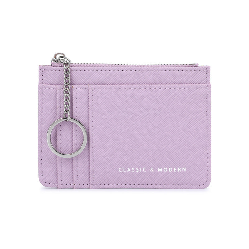 Women's Cross Pattern Korean Mini Multiple Card Holder