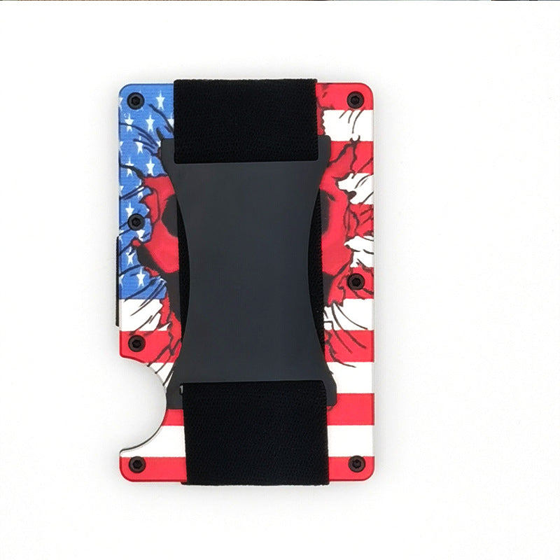 Metal Carbon Fiber Swiping Blocking Technology Card Holder