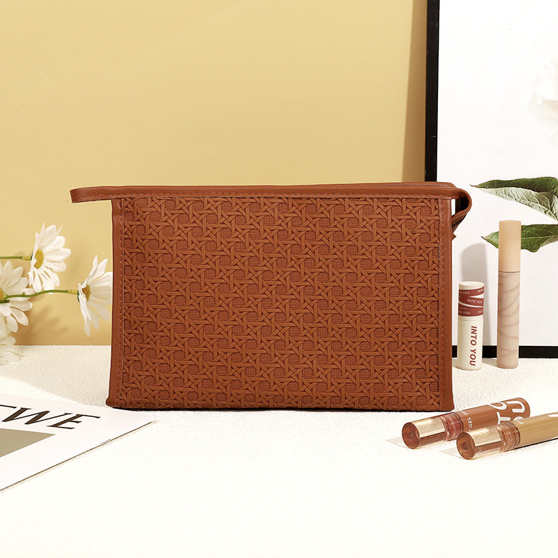Women's Simple Portable High-grade Storage Waterproof Wash Makeup Bag