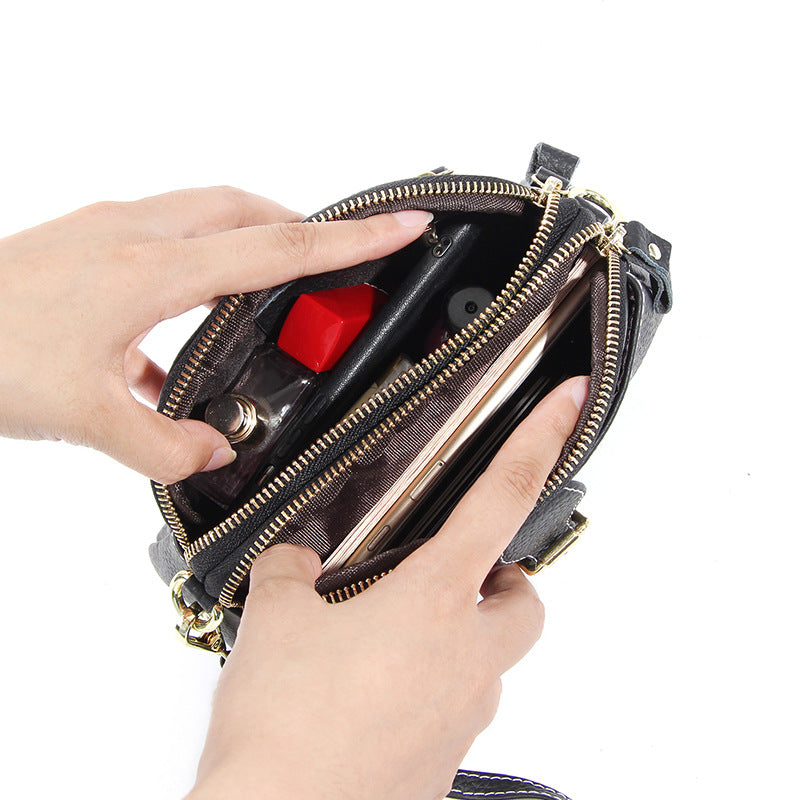 Women's First Layer Cowhide Summer Large Capacity High-grade Shoulder Bags