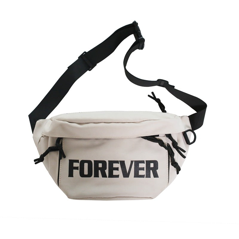 Women's & Men's & Letter Waterproof Large Capacity Fashion Men's Waist Packs
