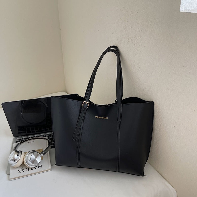 Korean Style Fashionable Simple Large Capacity Women's Shoulder Bag