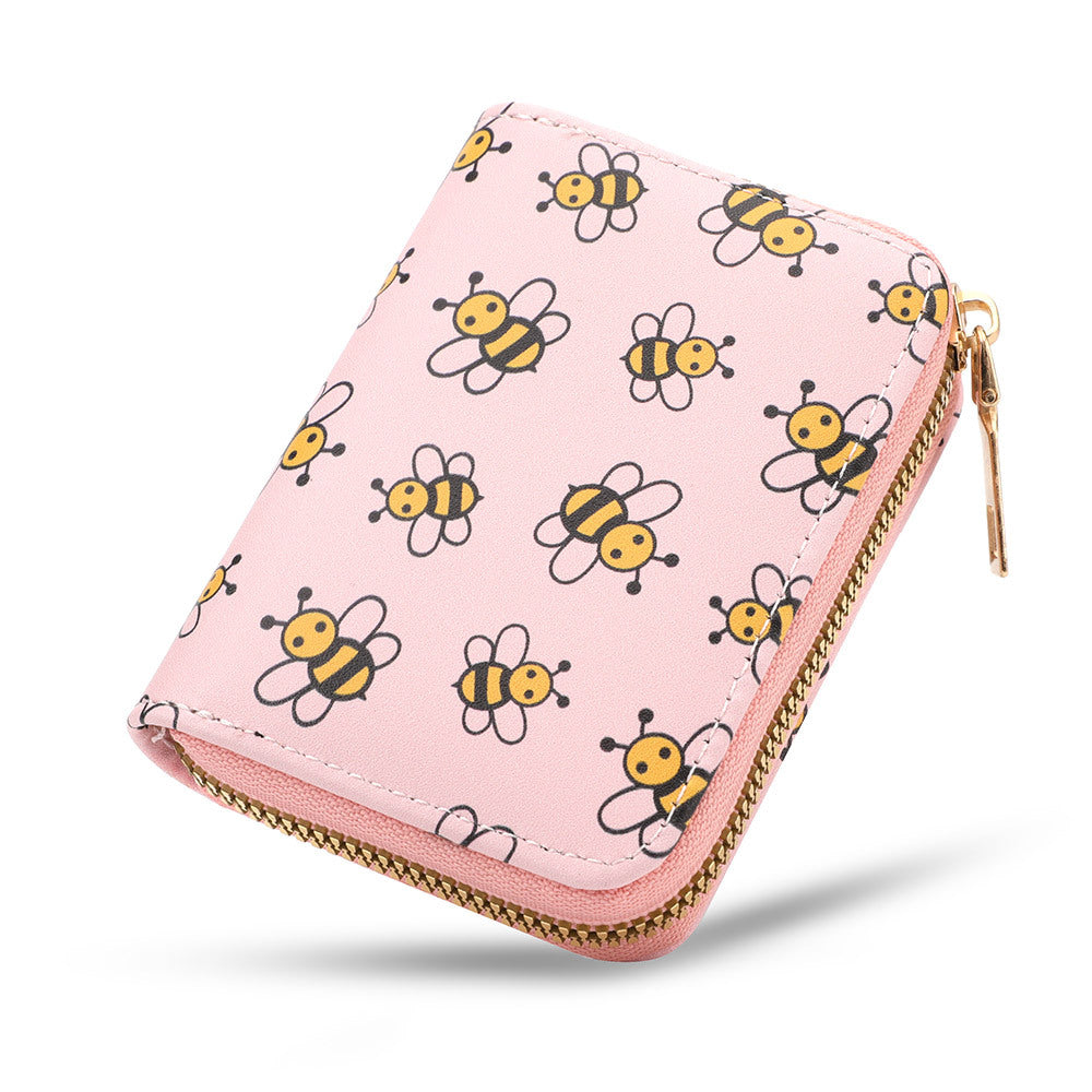 Pretty Expanding Large Capacity Printing Certificate Card Holder