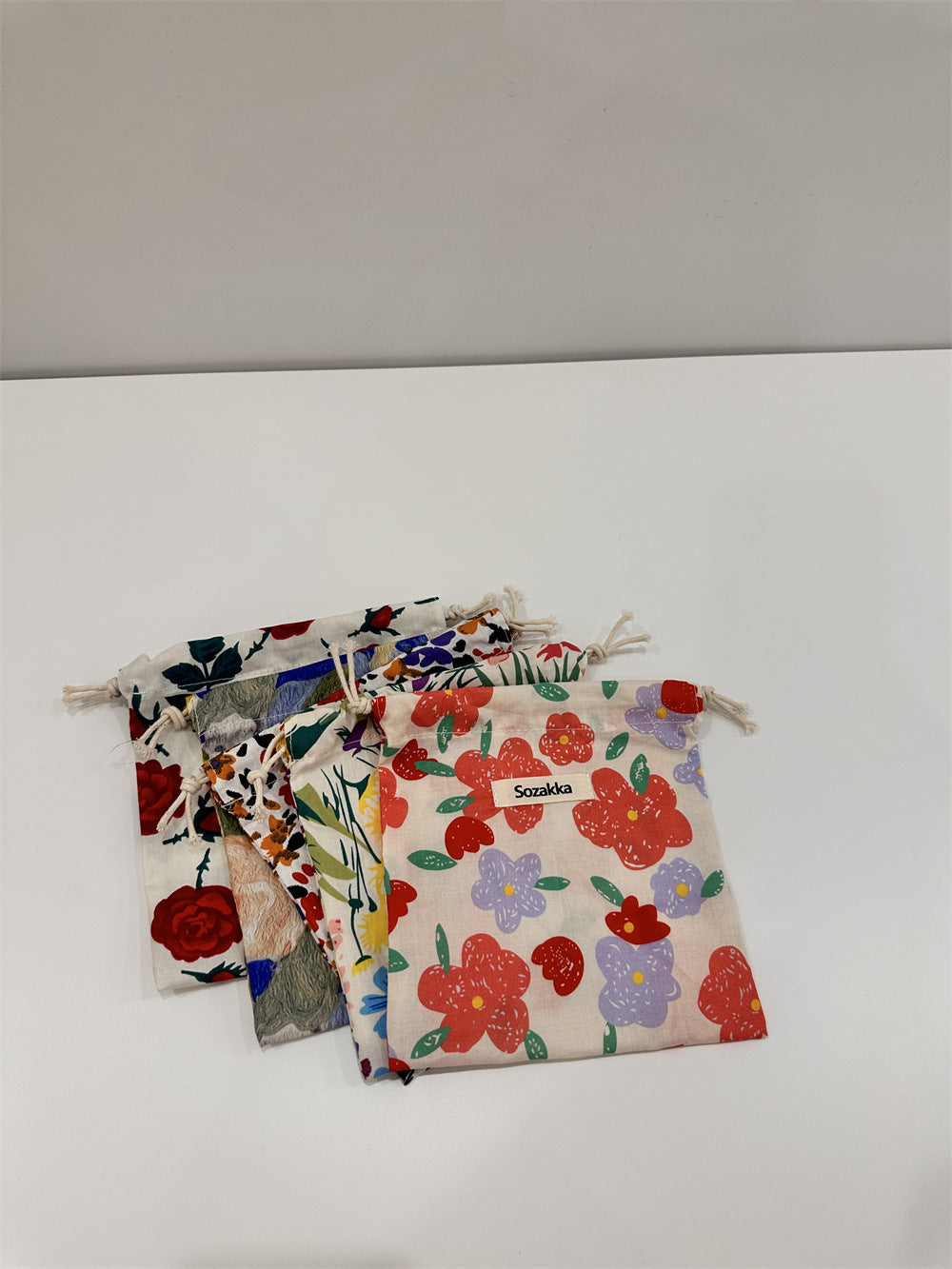 Women's Buggy Cloth Portable Makeup Drawstring Bags