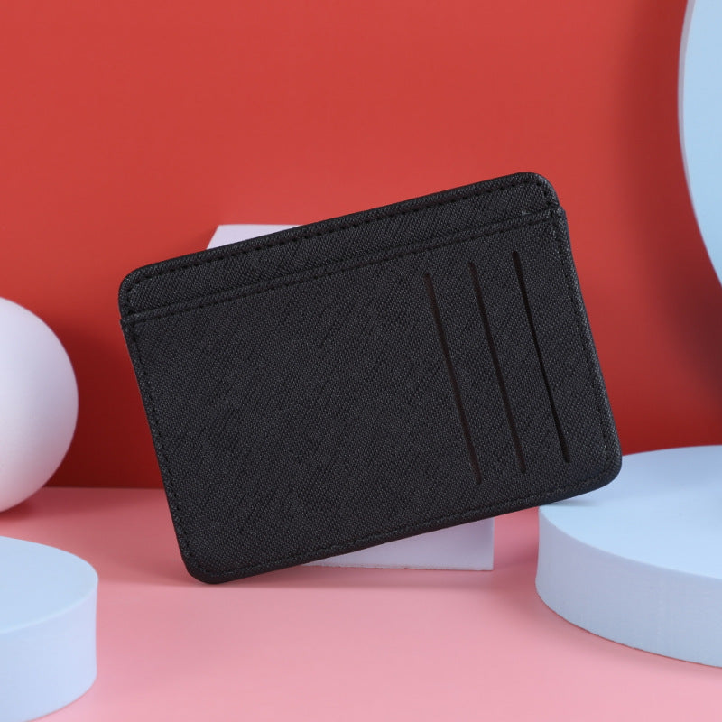 Women's Multiple Slots Clamp Bank Bus Candy Card Holder