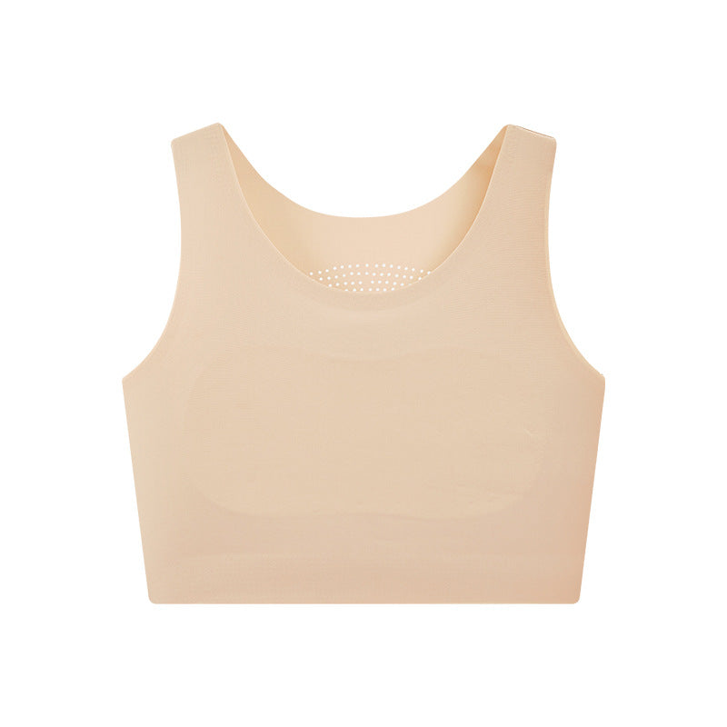 Women's Latex Underwear Flat Invisible Seamless Breast Everyday Bras