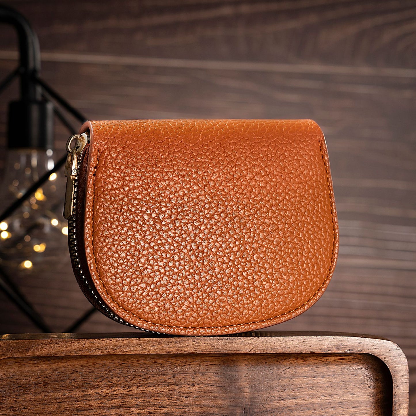 Style Fresh Shell Semicircle Expanding Multiple Card Holder