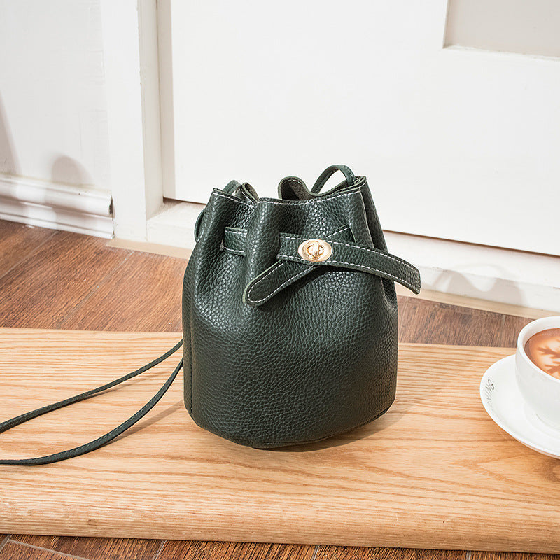 Women's Trendy Mini Fashion Lychee Pattern Shoulder Bags