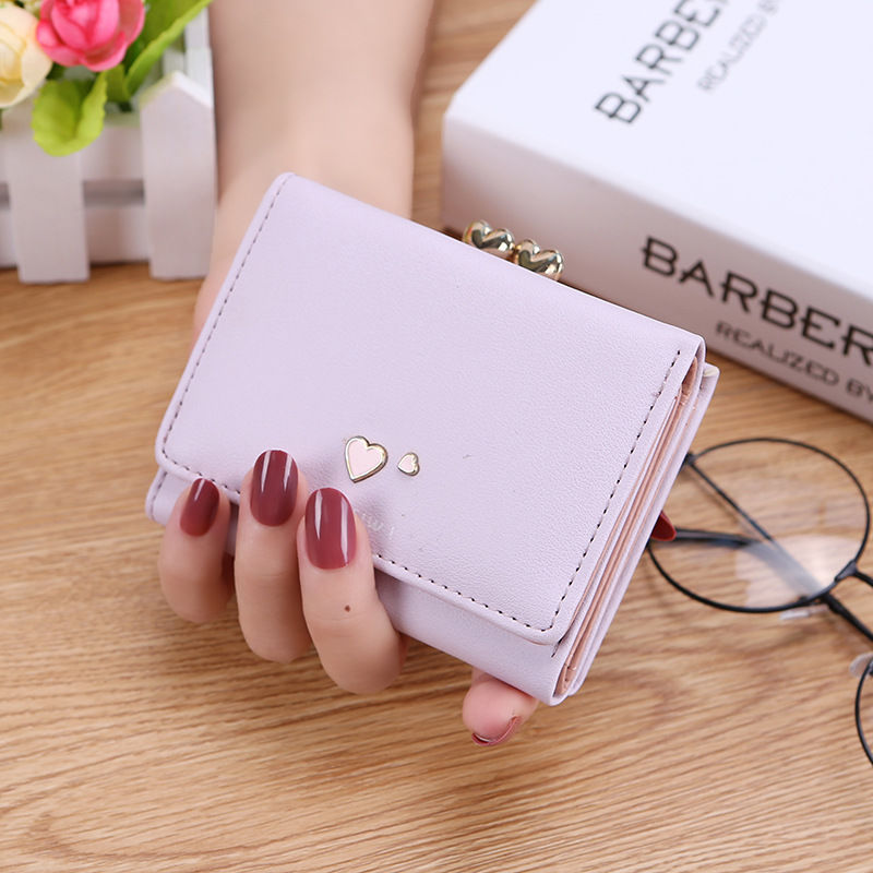 Female Korean Style Short Fashion Mini Card Holder