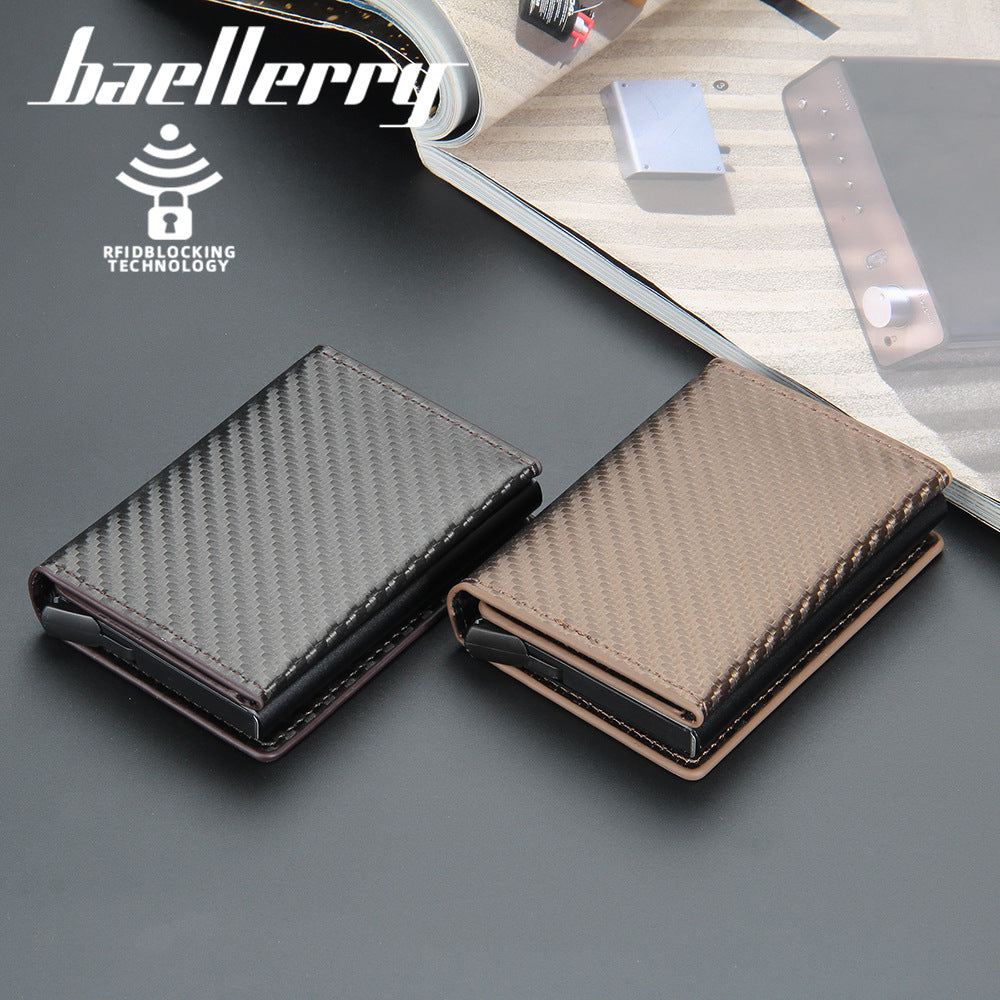 Metal Aluminum Box Short Credit Bank Card Holder
