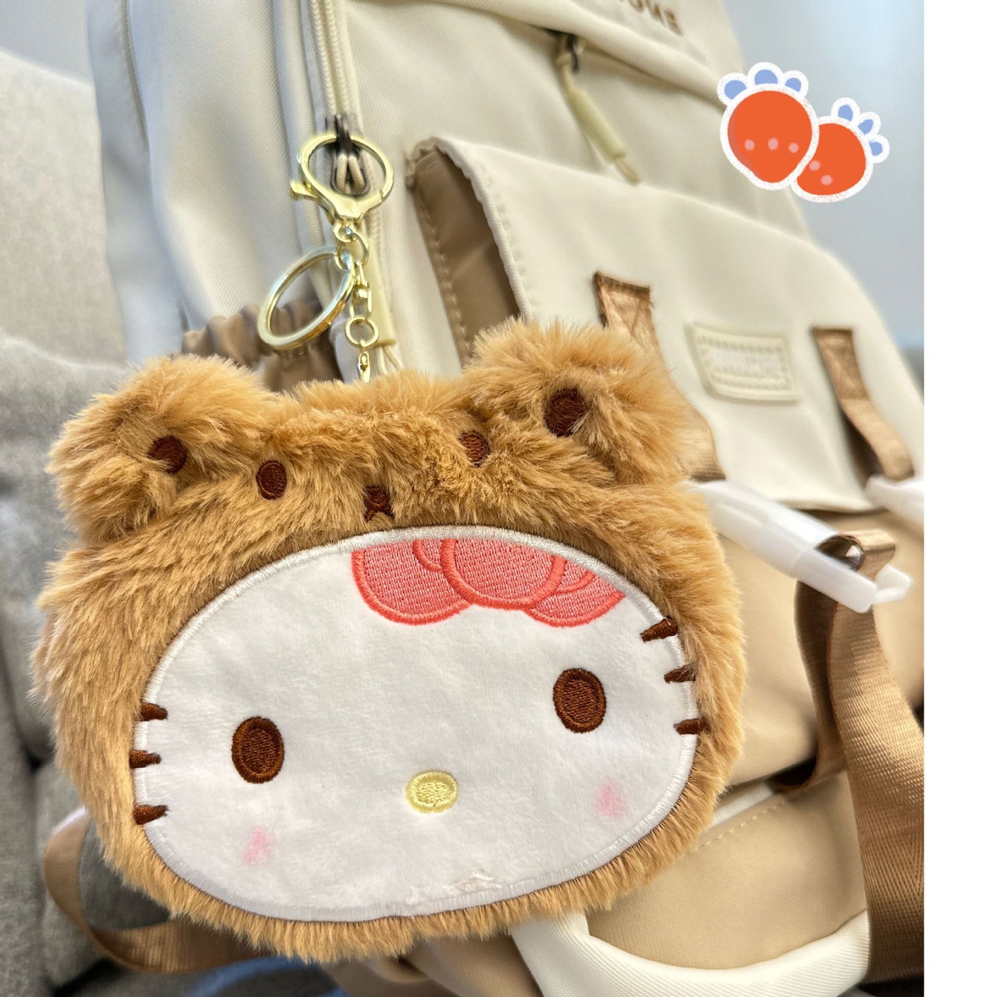 Heart Style Campus Meal Set Bus Card Holder