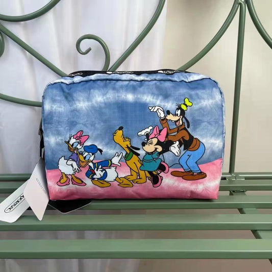 Name Cartoon Horizontal Printing Female Makeup Crossbody Bags
