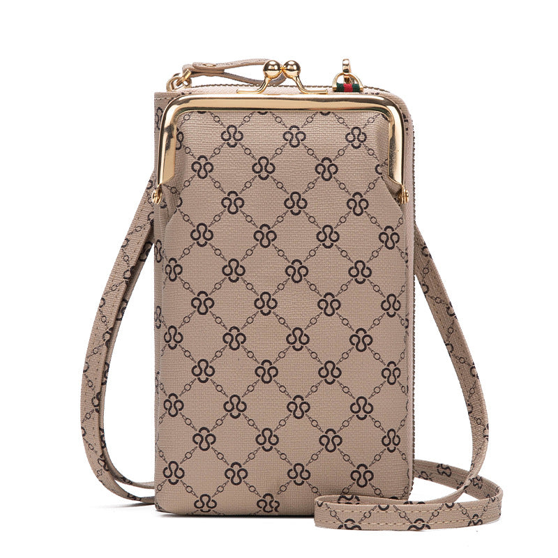 Women's Cell Fashion Presbyopic Zipper Mini Phone Bags