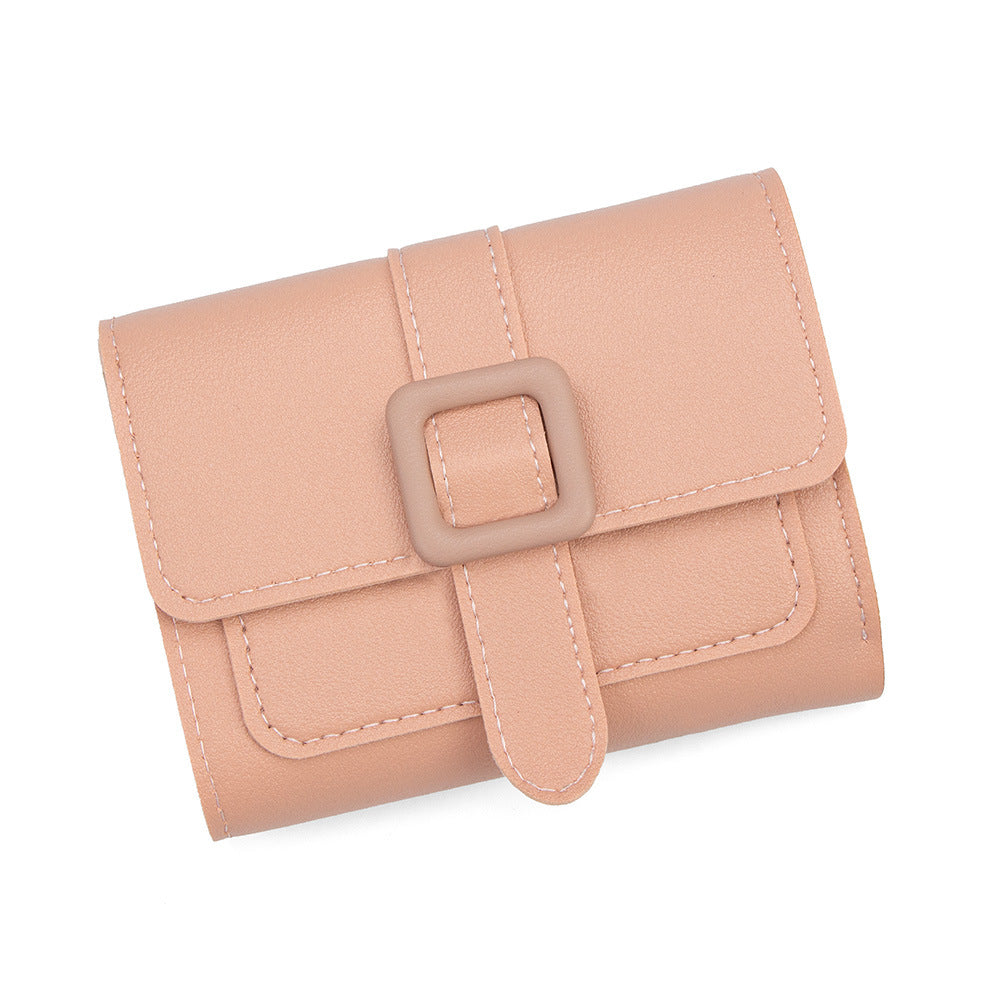 Women's Short Solid Color Summer High Sense Coin Purses