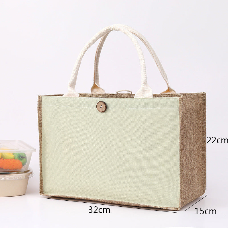 Blank Canvas Painting Jute Cotton Linen Handbags
