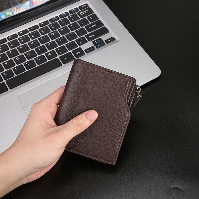 Men's Short Male Multi Slots Medium Men's Wallet